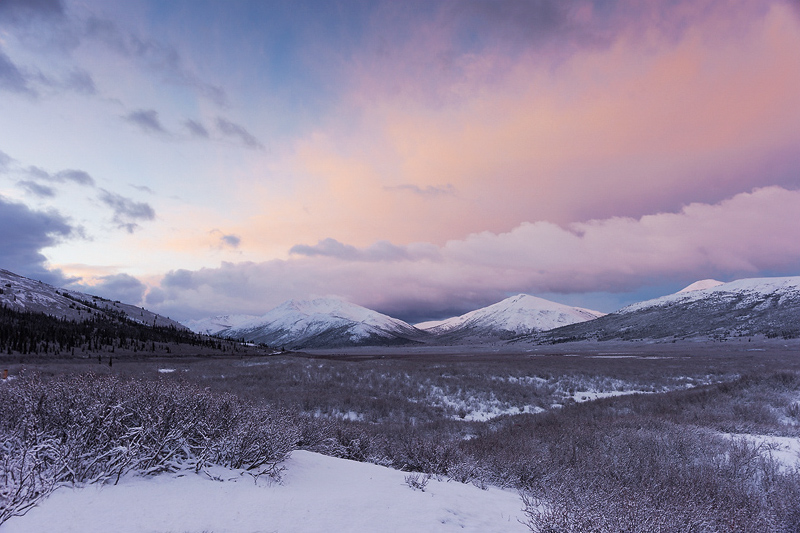 Nahanni Range sunrise - Yukon